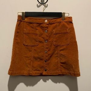 Urban Outfitters burnt orange skirt